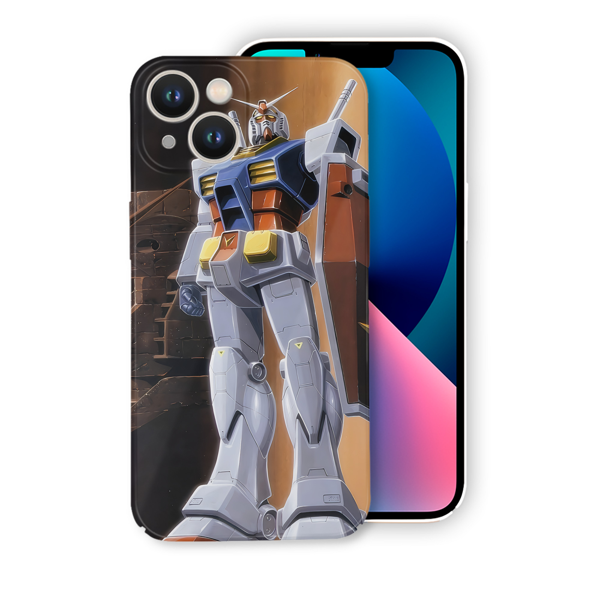 （画像用） 機動戦士ガンダム Mobile Suit Gundam 【iPhone 14シリーズ対応】ハードケース